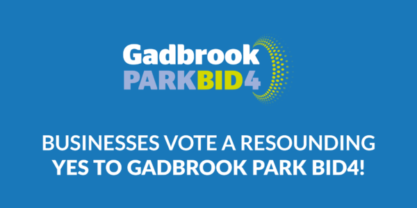 Businesses vote a resounding Yes to Gadbrook Park BID4!